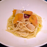 ブルーノート東京 - 『からすみとホタテのアーリオオーリオ』　２,４２０円（税サ込）