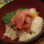 さかなや道場 - 中トロと大トロの中落ち丼