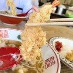 原食堂 - 原食堂＠青森　天中華そば　えび天リフト