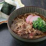 近江牛 岡喜 - 近江牛の竜王そばと日替わりお結び