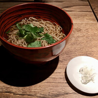 蕎麦懐石 無庵 - かけそば（少なめ）