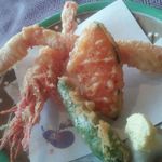 紋別プリンスホテル - 49 天ぷら盛合せ (ズワイガニ他)