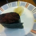 紋別プリンスホテル - 55 蟹寿司盛り・毛ガニ味噌汁・タラバガニ外子