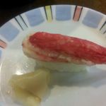 紋別プリンスホテル - 57 蟹寿司盛り・毛ガニ味噌汁・ボイル タラバガニ