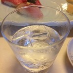 鮨 一新 - 焼酎中々250円