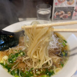 麺屋 侍 - ストレート細麺