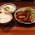 味乃にしき - 料理写真:2020/12/16 日替りランチ―豚ロースとホーレン草のソティー、かきクリーム煮