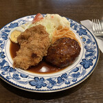 重亭 - ミニバーグの盛合せ