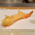 天ぷら 蕎楽亭 - 才巻海老