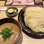 中華蕎麦 とみ田 - つけめん+特選全部乗せトッピング+塩・へべす