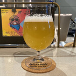 AQUWA brew works - ・カシミアンヘイズ REGULAR 1,000円
                        (AQUWA brew works × CRANC BEER ／埼玉×東京)