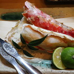 季節料理 よし野 - 焼カニ