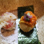 季節料理 よし野 - 一口天ぷら