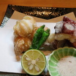 季節料理 よし野 - タコ唐揚げ