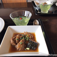 中国料理 豪華 - 八角香る牛ﾊﾞﾗ肉と南瓜の煮込み