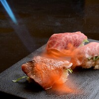 特選 炙り肉寿司 ミスジ (1貫)
