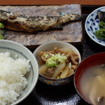 お食事処かけす - 岩魚の塩焼き定食８００円