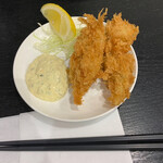 えいすけ - トッピング牡蠣　380円