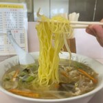 タンポポ - タンポポ＠十和田　タンメン　麺リフト