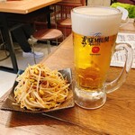 nikujirugyouzanodandadan - 生ビール　おかわり♪