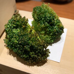 和み処 男山 - 「ブロッコリーのスパイシー揚げ」も好きです…