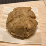 和み処 男山 - 「奈良漬入りあん肝」もいい食感！