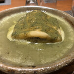 和み処 男山 - 土鍋でグツグツやってきたのが、なんと「鮑のおでん」(@_@)