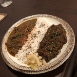 カフェ スパイス ローカル テン ト テン - あいがけカレー