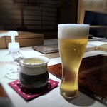 Kikuzushi - ◆主人はビール、私は「日本酒（横山五十：好きなお酒です）」を。