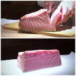 菊鮨 - 大間（延縄：127ｋｇ：やま幸）・・美しい。