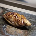 菊鮨 - ◆穴子（対島）・・フワトロですし、少し甘めのツメがよく合い美味しい。
