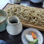 大蔵山蕎麦 ねぎぼうず - 十割板蕎麦大盛り