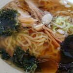 大蔵山蕎麦 ねぎぼうず - 鳥中華アップ