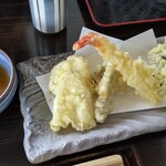 大蔵山蕎麦 ねぎぼうず - 天ぷら盛り合わせ