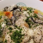 麺屋 六感堂 - 牡蠣と酒粕のクリームシチューヌードル＋牡蠣のコンフィ