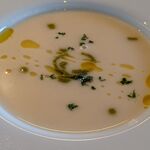 ピッツェリア トレパッソ - 本日のスープは蕪のポタージュ