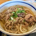 さぬきうどん 清瀧 - 肉うどん(大)