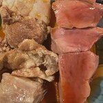 宇ち多゛ - アブラ少ないトコ・ハツ一本ずつお酢　です