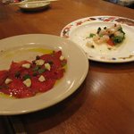シルバースプーン - 牛肉のカルパッチョ(食べ掛け)
