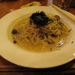 シルバースプーン - 本スパ「キノコと青じそ」の和風味(食べ掛け)