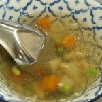 スクンビットソイ39 - ランチにつくスープ