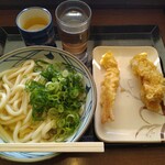 丸亀製麺 - かけうどんセット（大・６１０円）