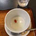 金竜中国料理店 - セットの杏仁豆腐