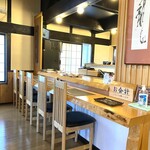山翠庵 - カウンター席
