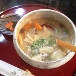 松の泉酒造 お食事処 - だご汁単品（525円）