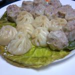 焼売と小龍包はともにどっしりでジューシー