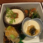 有機茶屋　あじゃり - 精進風季節の三段重　二段目