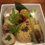 有機茶屋　あじゃり - 精進風季節の三段重　三段目