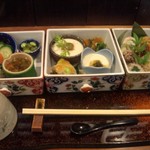 有機茶屋　あじゃり - 精進風季節の三段重