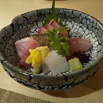 粋な屋 坂本 - 刺し身の盛合せ